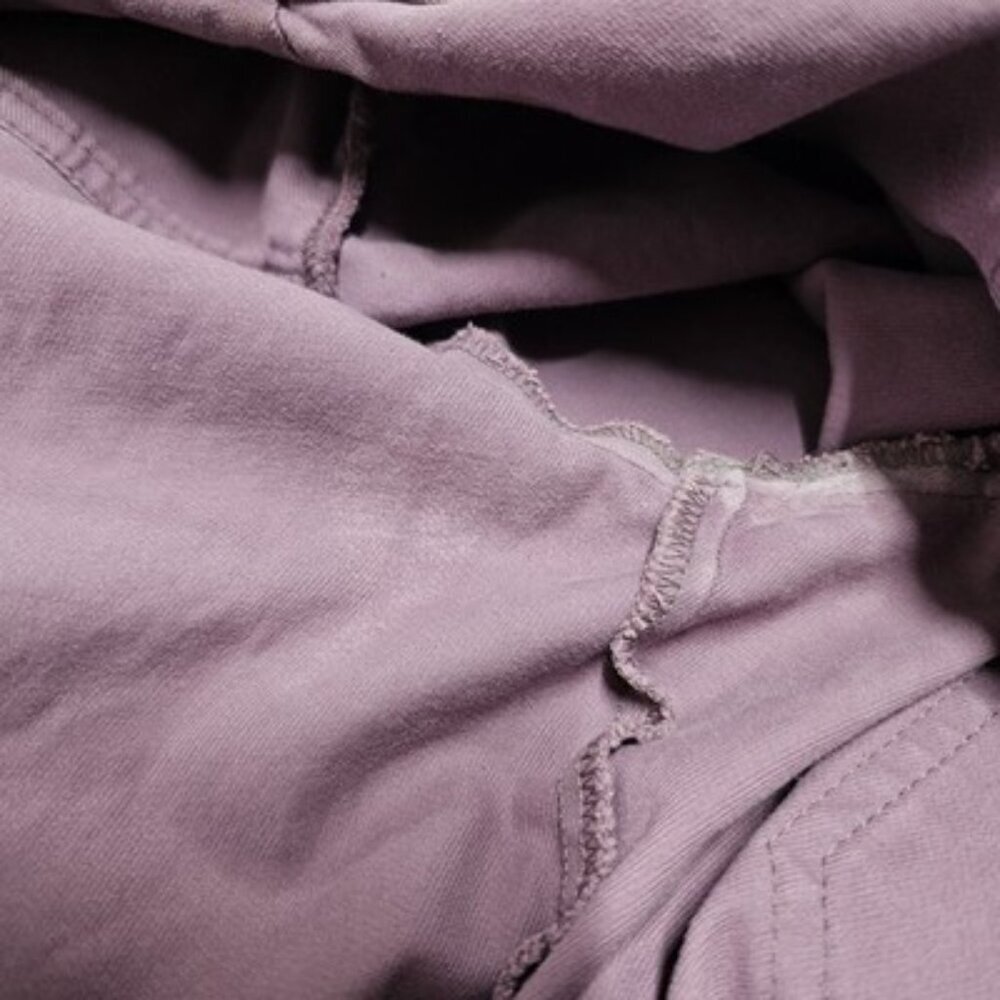 Sezane Paris Roby Women Jumpsuit Size 34 Grape Distressed - Picture 16 of 16